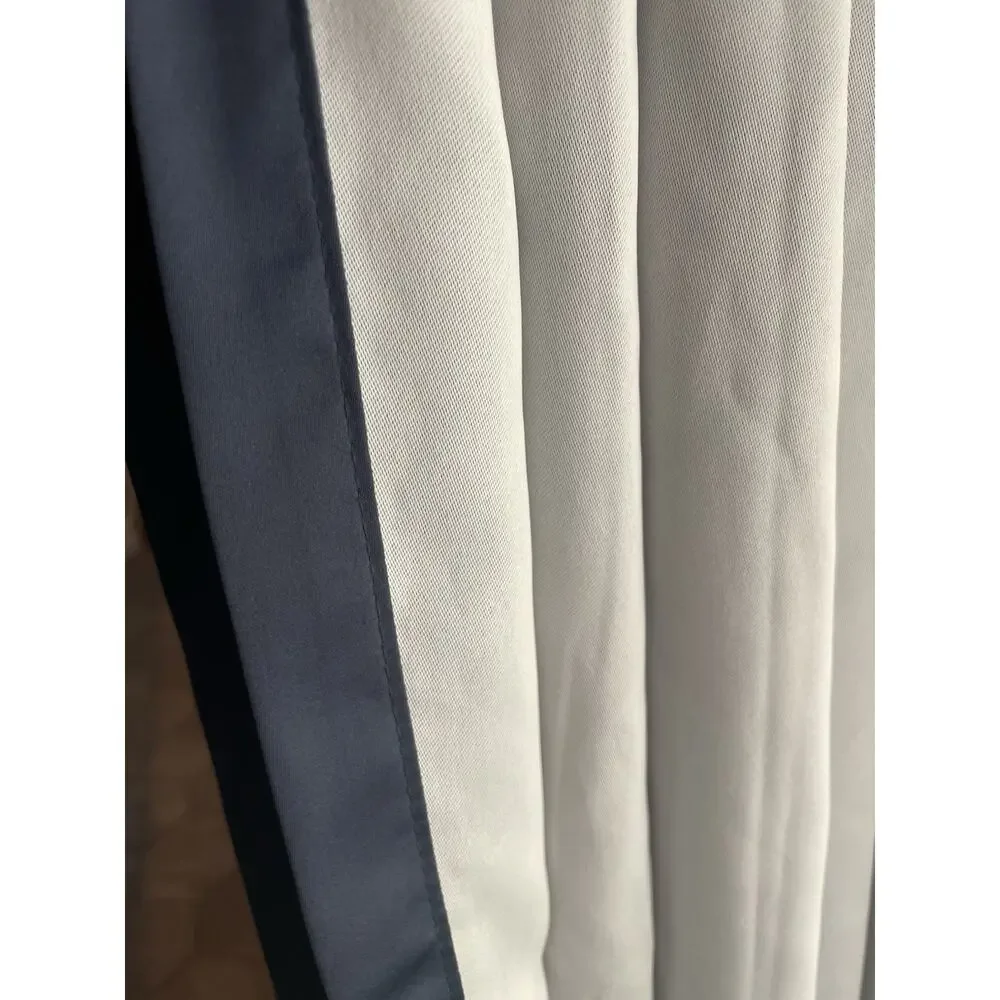 JC Penny 50x84 Kathryn Lined Blackout Grommet Curtain Panels Navy Kathryn Pair
